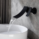 ZNTS Wall mounted bathroom waterfall faucet 25458546