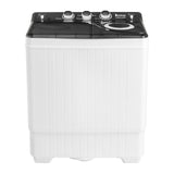 ZNTS Twin Tub with Built-in Drain Pump XPB65-2288S 26Lbs Semi-automatic Twin Tube Washing Machine for 16982847