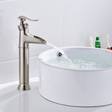 ZNTS Modern Contemporary Black Bathroom Ceramic Hot Cold Water Mixer Tap Black Faucet Mixer Basin W1932126975
