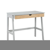 ZNTS Hilton Desk In Gray/Natural 29281-GYN