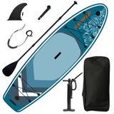 ZNTS Inflatable Stand Up Paddle Board 9.9'x33"x5" With Premium SUP Accessories & Backpack, Wide Stance, W144080668