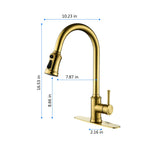 ZNTS Touch Kitchen Faucet with Pull Down Sprayer TH9013LSJ