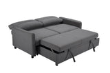 ZNTS 3 in 1 Convertible Sleeper Sofa Bed, Modern Fabricseat Futon Sofa Couch w/Pullout Bed, Small W141765014