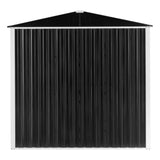 ZNTS 6 x 4 FT Storage Shed, Metal Garden Storage House with Double Sliding Doors for Backyard 82849756