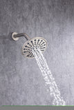 ZNTS 6 In. Detachable Handheld Shower Head Shower Faucet Shower System D92202BN