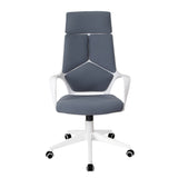ZNTS Techni Mobili Modern Studio Office Chair, Grey/White RTA-2023-GRY