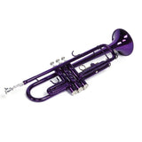 ZNTS Brass B Flat Trumpet Violet 49146552