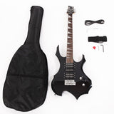 ZNTS Flame Shaped Electric Guitar with 20W Electric Guitar Sound HSH Pickup 82641980
