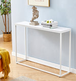 ZNTS Console Tables for Entryway, Faux Marble Sofa Tables, Entryway Table for Living Room, Gold Entrance 64683405