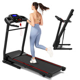 ZNTS Folding Treadmills for Home - 3.5HP Portable Foldable with Incline, Electric Treadmill for Running W215120537