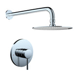 ZNTS Wall Mounted Shower Faucet in Chrome W153383384