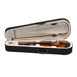 ZNTS New 1/2 Acoustic Violin Case Bow Rosin Natural 64471048