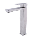 ZNTS Single Handle Sink Brushed Nickel Vanity Bathroom Faucet, Basin Mixer Tap W928124228