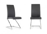 ZNTS Angora - Modern Grey Dining Chair B04961372