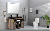 ZNTS 60 in. W x 36 in. H Frameless LED Single Bathroom Mirror in Polished Crystal\\n Bathroom W92850206