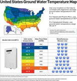 ZNTS Natural Gas Tankless Water, FOGATTI Outdoor 8.1 GPM, 180,000 BTU White Instant Hot Water W1986120214