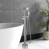 ZNTS Freestanding Bathtub Faucet with Hand Shower W1533124993