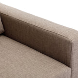 ZNTS Single Seat Module Sofa Sectional Couch,Cushion Covers Non-removable Non-Washable,Linen fabric W1439118790