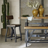 ZNTS Counter Stool with Back B03548279