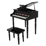 ZNTS Wooden Toys: 30-key Children's Wooden Piano / Four Feet / with Music Stand, Mechanical Sound 71573382