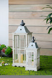 ZNTS Wooden Candle Lantern Decorative, Hurricane Lantern Holder Decor for Indoor Outdoor, Home Garden W2078131628