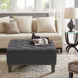 ZNTS Tufted Square Cocktail Ottoman B03548619