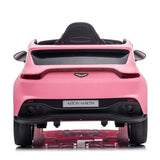 ZNTS 12V Dual-drive remote control electric Kid Ride On Car,Battery Powered Kids Ride-on Car pink, 4 W1811110558