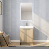 ZNTS 24 Inch Bathroom Vanity With Ceramic Basin W99967640