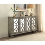 ZNTS Velika Console Table in Weathered Gray 90280