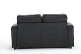 ZNTS 3 Fold Sofa,Convertible Futon Couch sleeper sofabed,Space saving loveseat,Pull Out Couch Bed for W1628118503