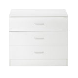 ZNTS [FCH] Modern Simple 3-Drawer Dresser White 80193999