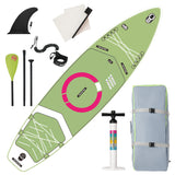 ZNTS Inflatable Stand Up Paddle Board 11'x34"x6" With Premium SUP Accessories & Backpack, Wide Stance, W144081495