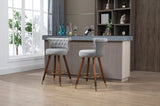ZNTS COOLMORE Swivel Bar Stools with Backrest Footrest ,with a fixed height of 360 degrees W153968285