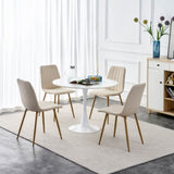 ZNTS Dining Set of 4, Modern Style Dining Kitchen Room Upholstered Side.Accent office W1151119825