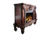 ZNTS ACME Versailles FIREPLACE Cherry Oak Finish AC01315