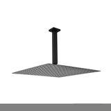 ZNTS Matte Black Bathroom Luxury Combo Set Ceiling Mounted Rainfall W92867785