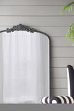 ZNTS 66" x 36" Full Length Mirror, Arched Mirror Hanging or Leaning Against Wall, Large Black Mirror for W2078124105