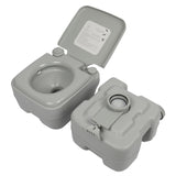 ZNTS 20L Portable Removable Flush Toilet with Double Outlet 98768809