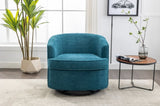 ZNTS COOLMORE Swivel Chair, Comfy Round Accent Sofa Chair for Living Room, 360 Degree Swivel W395102563