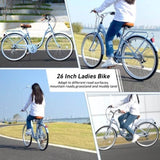 ZNTS 7 Speed, Steel Frame, Multiple Colors 26 Inch Ladies bicycle W101963873