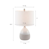 ZNTS Driggs Ceramic Textured Table Lamp B03594976