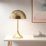 ZNTS Dome-Shaped 2-Light Metal Table Lamp B035122356