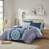 ZNTS Boho Comforter Set with Bed Sheets B03595856