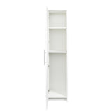ZNTS Stackable Wall Mounted Storage Cabinet, 15.75" D x 15.75" W x 70.87" H, White W33167273