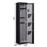 ZNTS 5 Gun Safe for Home Rifle and Pistols, Quick Access Electronic Keypad Rifle Gun with 3 Pistol W39642640