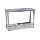 ZNTS Eucalyptus Console Table, Silver Gray B04660599