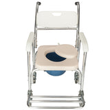ZNTS 4 in 1 Multifunctional Aluminum Elder People Disabled People Pregnant Women Commode Chair Bath Chair 87233295