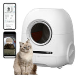 ZNTS Self-cleaning cat litter box, 68L+9L, suitable for a variety of cat litter, APP control, real-time ES318155AAK