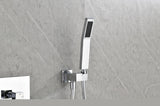 ZNTS Shower Set System Bathroom Luxury Rain Mixer Shower Combo Set Wall Mounted Rainfall Shower Head W92864179