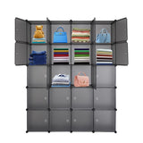 ZNTS 20 Cube Organizer Stackable Plastic Cube Storage Shelves Design Multifunctional Modular Closet 89154546